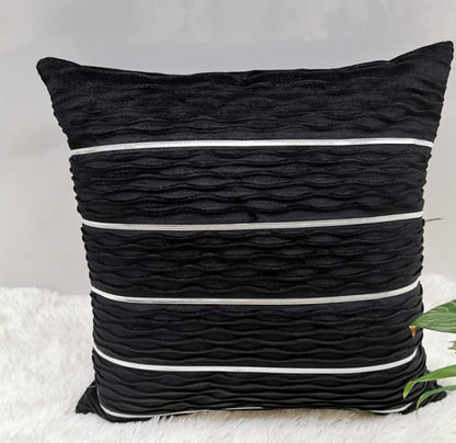 Simple Luxury Striped Velvet Pillow Cover Pillow Cushion Cover