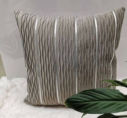 Simple Luxury Striped Velvet Pillow Cover Pillow Cushion Cover