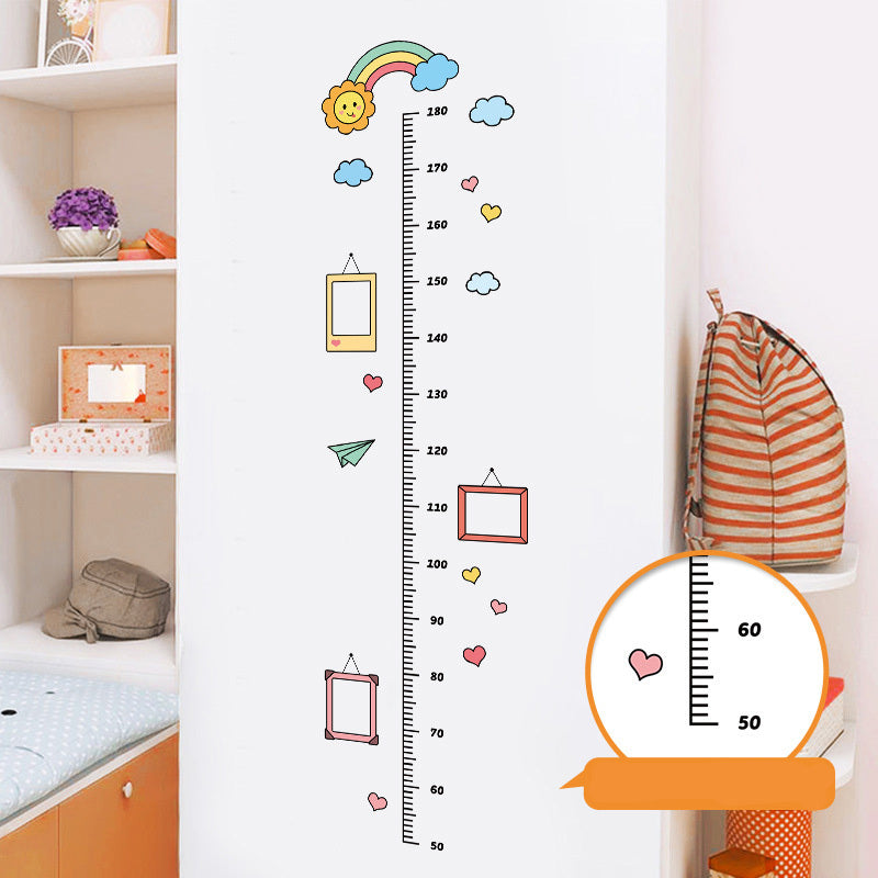 1PC Wall Sticker For Kids Room Bedroom Height Meter Stickers Room Decor Funny Cartoon