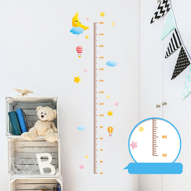 1PC Wall Sticker For Kids Room Bedroom Height Meter Stickers Room Decor Funny Cartoon