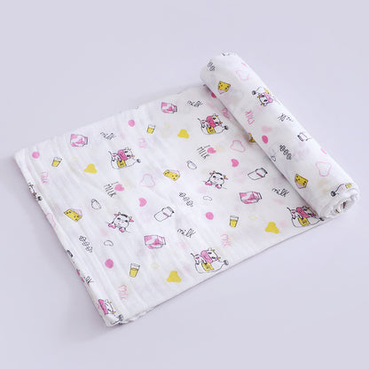 Newborn Blankets, Swaddling Towels, Bamboo Cotton Blankets