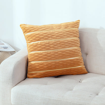 Simple Luxury Striped Velvet Pillow Cover Pillow Cushion Cover