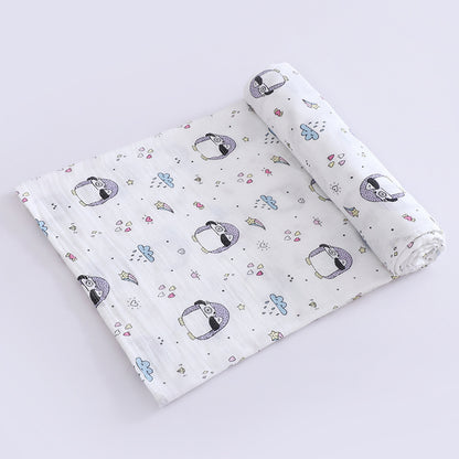 Newborn Blankets, Swaddling Towels, Bamboo Cotton Blankets